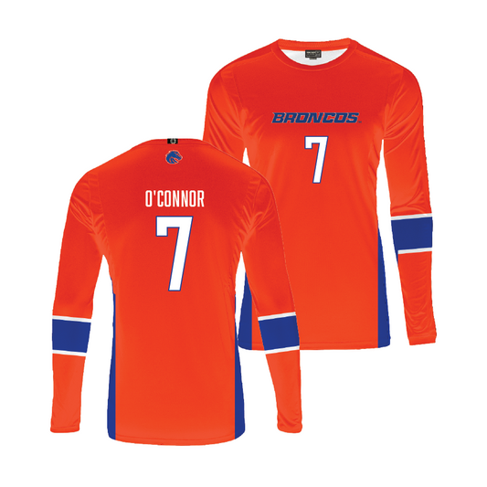 Boise State Women's Volleyball Orange Jersey - Bridget O'Connor | #7 Youth Small
