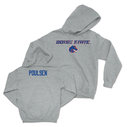 Boise State Women's Cross Country Sport Grey Classic Hoodie - Brynnli Poulsen Youth Small