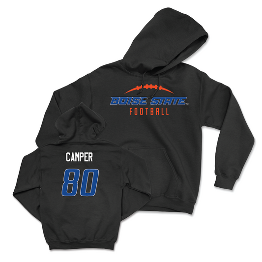 Boise State Football Black Gridiron Hoodie - Cameron Camper Youth Small