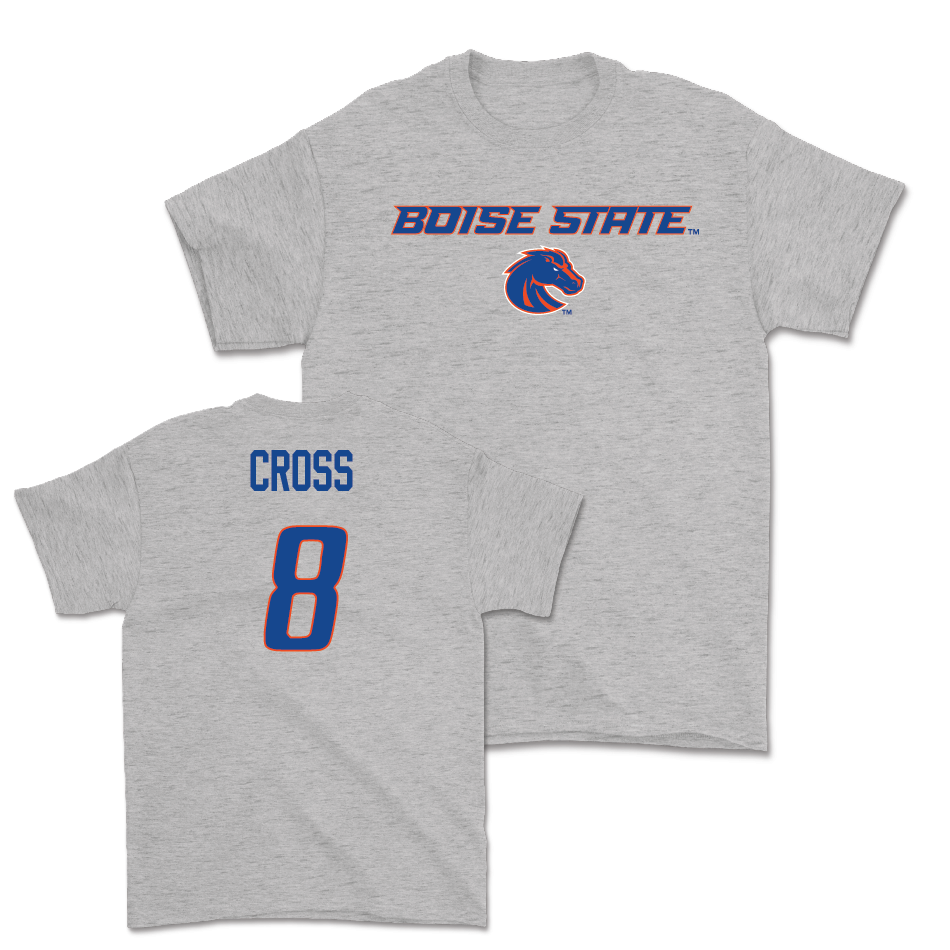Boise State Women's Soccer Sport Grey Classic Tee - Carly Cross Youth Small
