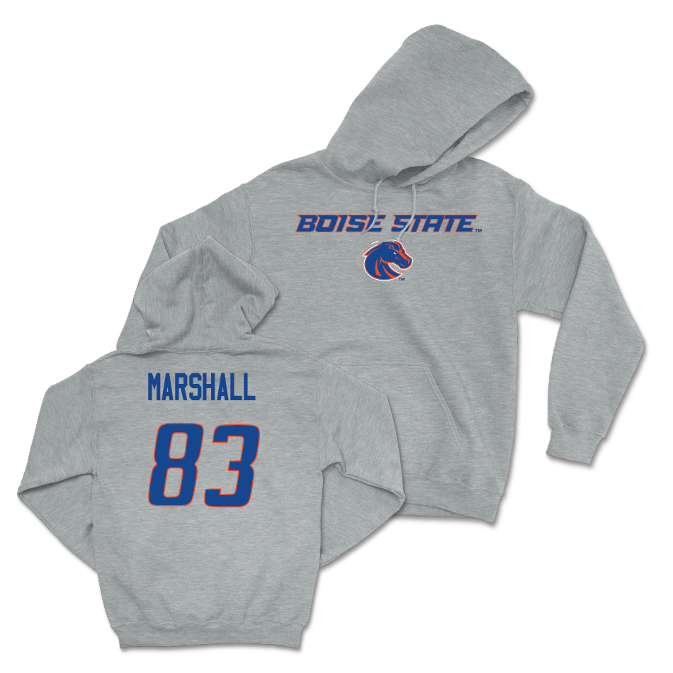 Boise State Football Sport Grey Classic Hoodie - Chris Marshall Youth Small