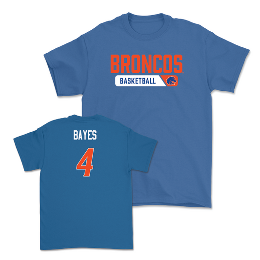 Boise State Women's Basketball Blue Sideline Tee - Danielle Bayes Youth Small