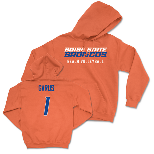 Boise State Women's Beach Volleyball Orange Staple Hoodie - Emily Garus Youth Small