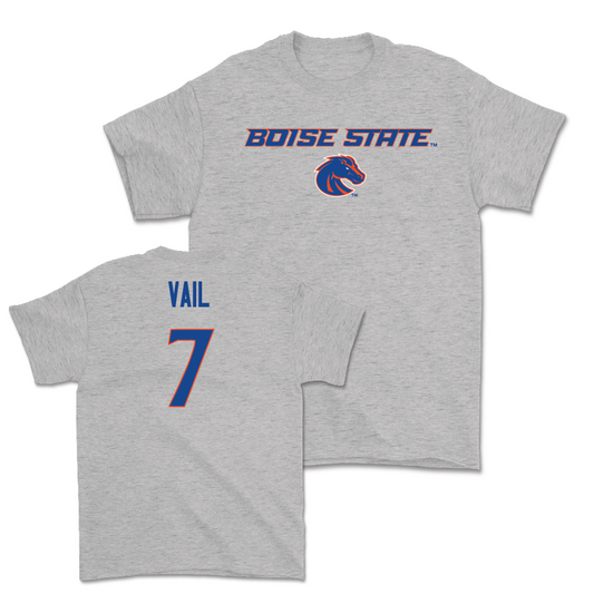Boise State Women's Soccer Sport Grey Classic Tee - Evva Vail Youth Small