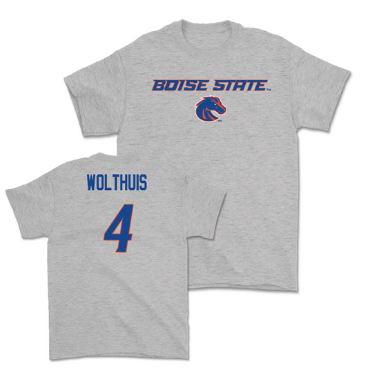 Boise State Women's Beach Volleyball Sport Grey Classic Tee - Elliana Wolthuis Youth Small