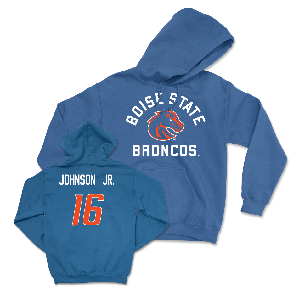Boise State Football Blue Arch Hoodie - Franklyn Johnson Jr. Youth Small