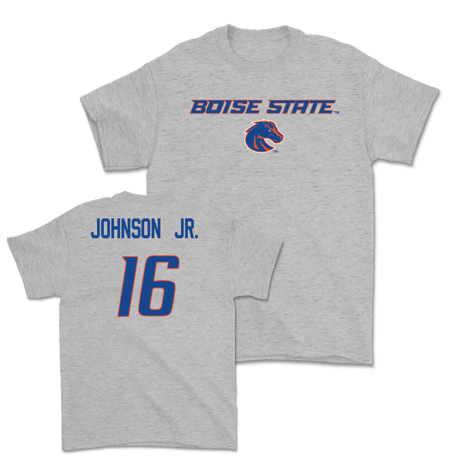 Boise State Football Sport Grey Classic Tee - Franklyn Johnson Jr. Youth Small