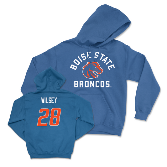 Boise State Women's Soccer Blue Arch Hoodie - Hayden Wilsey Youth Small