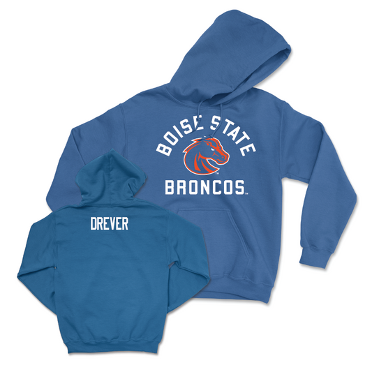 Boise State Men's Cross Country Blue Arch Hoodie - Jake Drever Youth Small