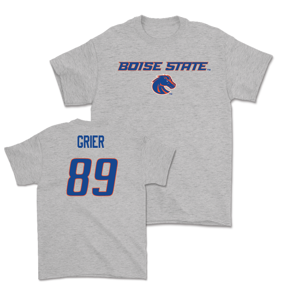 Boise State Football Sport Grey Classic Tee - Jackson Grier Youth Small