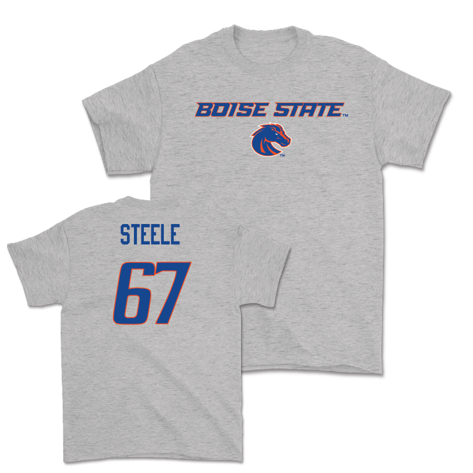 Boise State Football Sport Grey Classic Tee - Jason Steele Youth Small