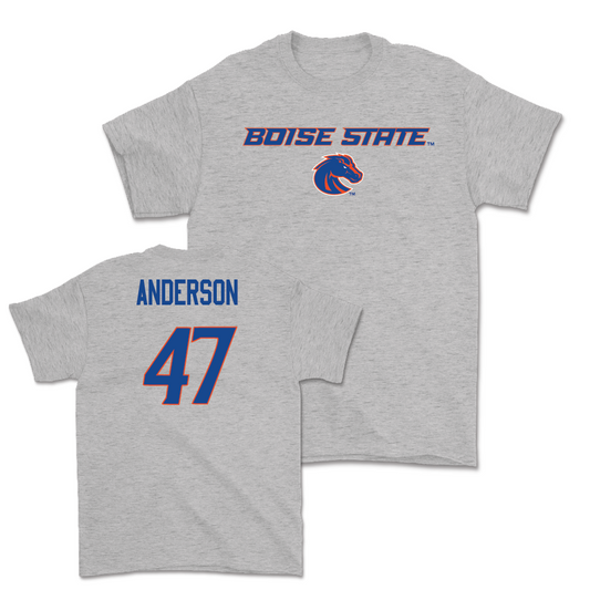 Boise State Football Sport Grey Classic Tee - Kaden Anderson Youth Small