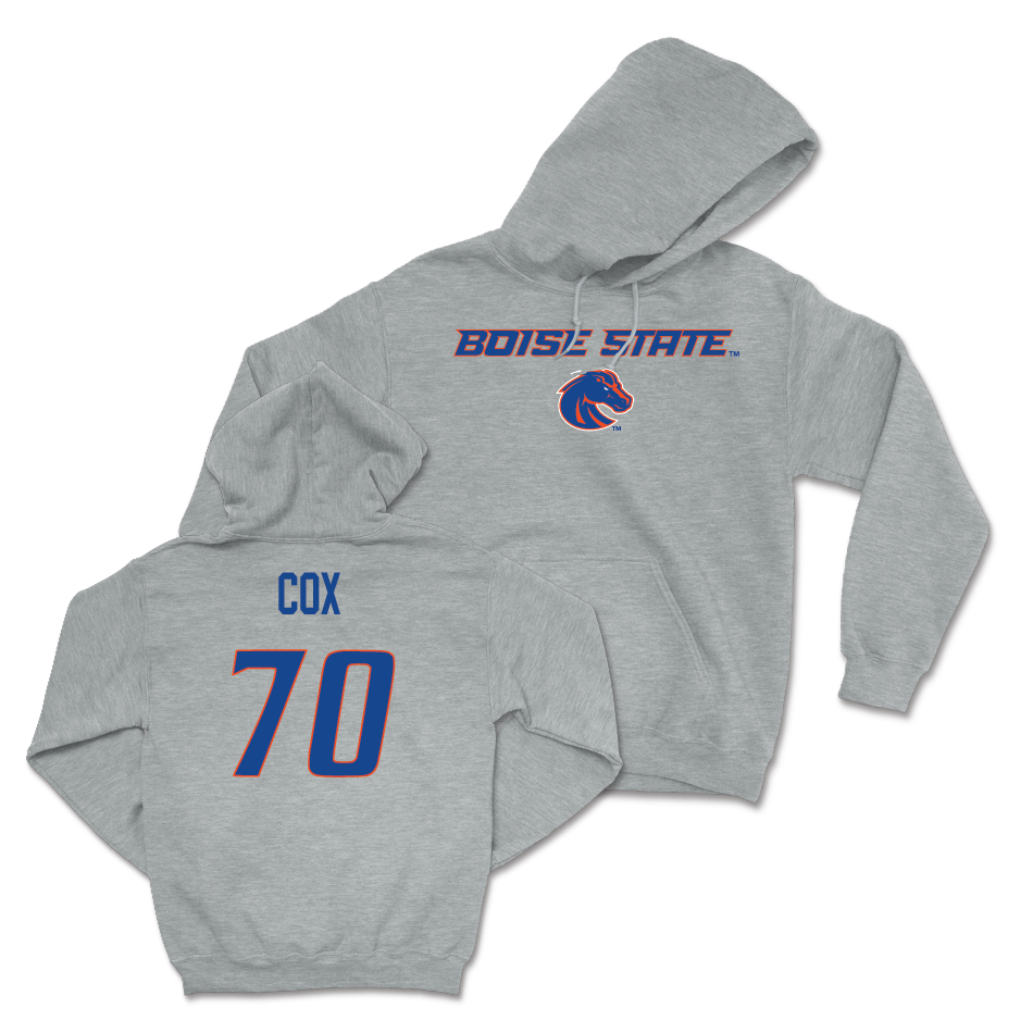 Boise State Football Sport Grey Classic Hoodie - Kyle Cox Youth Small