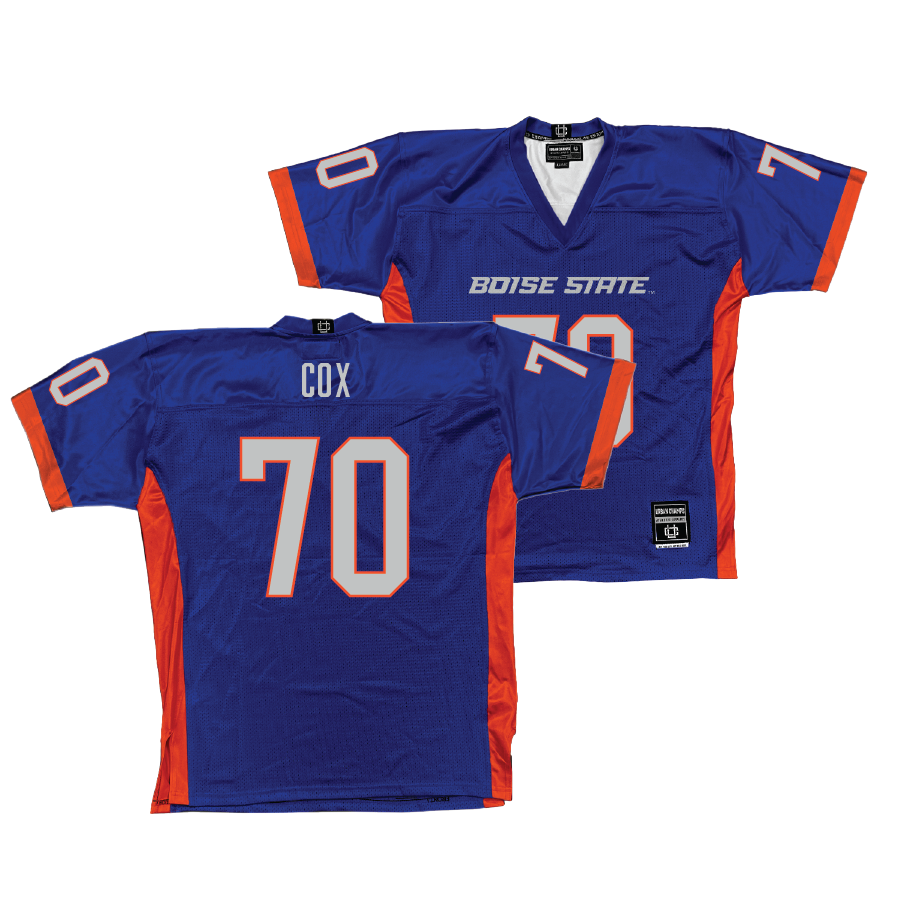Boise State Football Blue Jerseys Jersey - Kyle Cox | #70 Youth Small