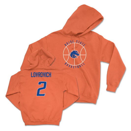Boise State Women's Basketball Orange Hardwood Hoodie - Linsey Lovrovich Youth Small