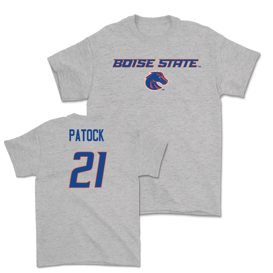 Boise State Women's Beach Volleyball Sport Grey Classic Tee - Lily Patock Youth Small