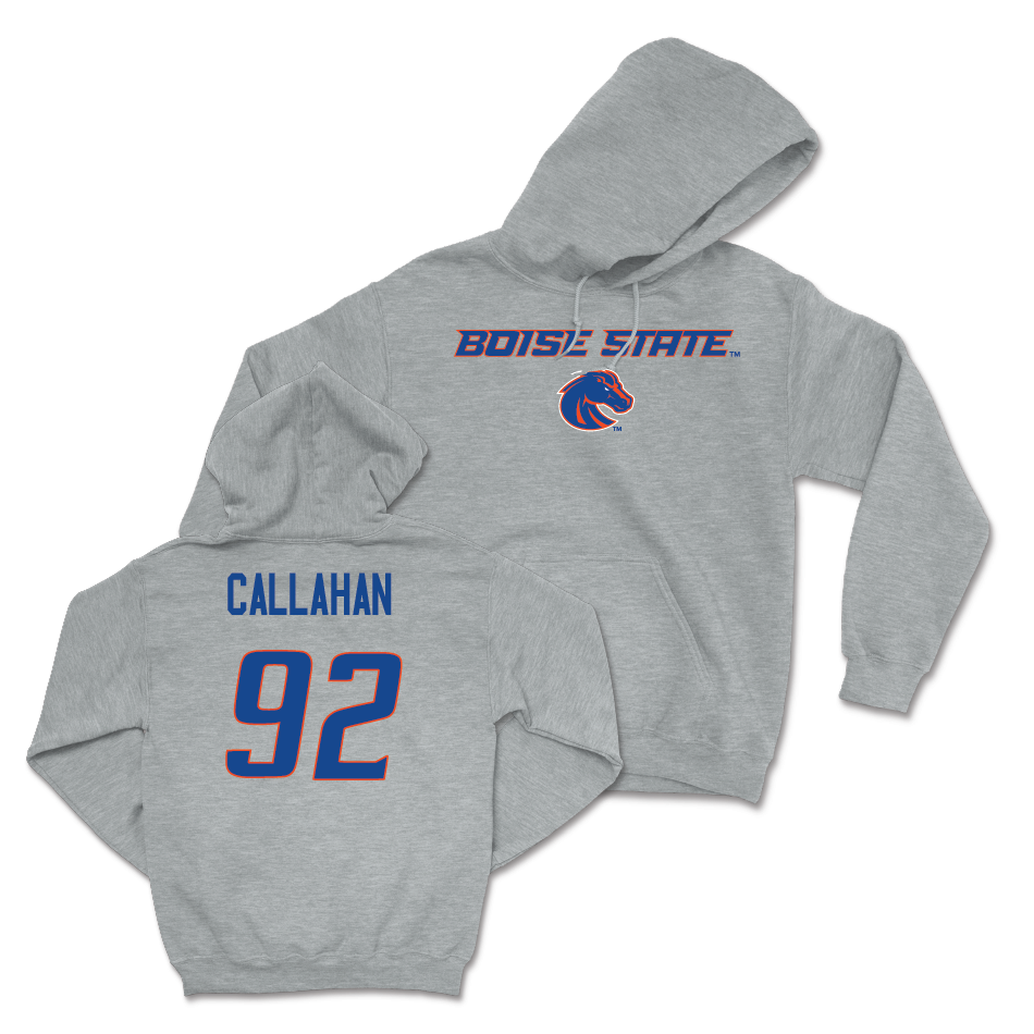 Boise State Football Sport Grey Classic Hoodie - Michael Callahan Youth Small