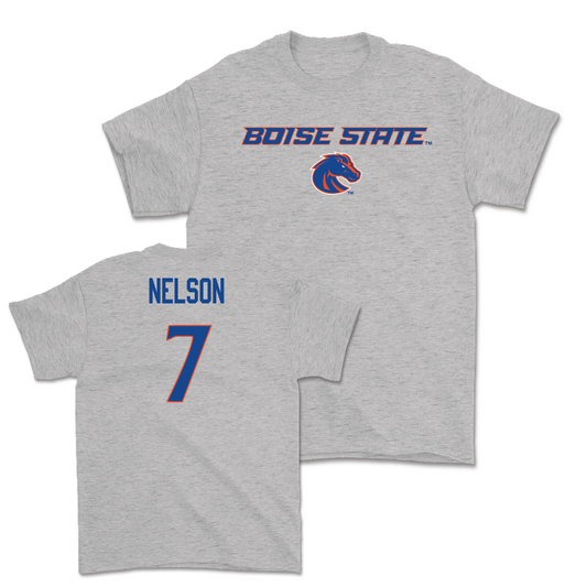 Boise State Football Sport Grey Classic Tee - Malachi Nelson Youth Small