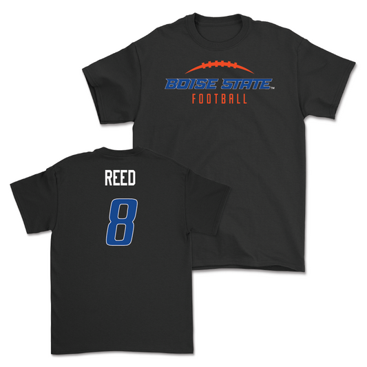 Boise State Football Black Gridiron Tee - Markel Reed Youth Small
