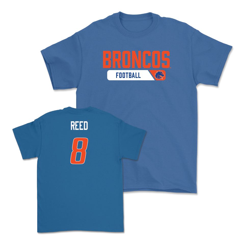Boise State Football Blue Sideline Tee - Markel Reed Youth Small