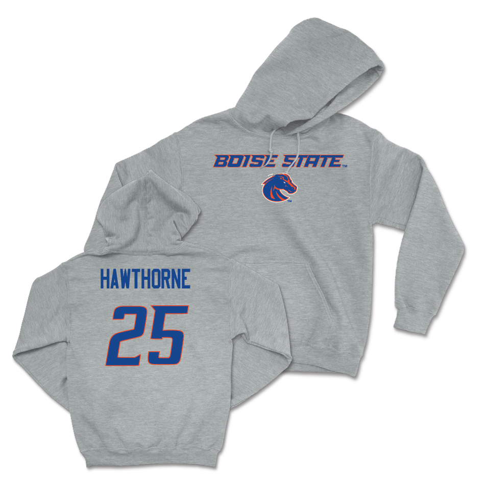 Boise State Football Sport Grey Classic Hoodie - Nick Hawthorne Youth Small
