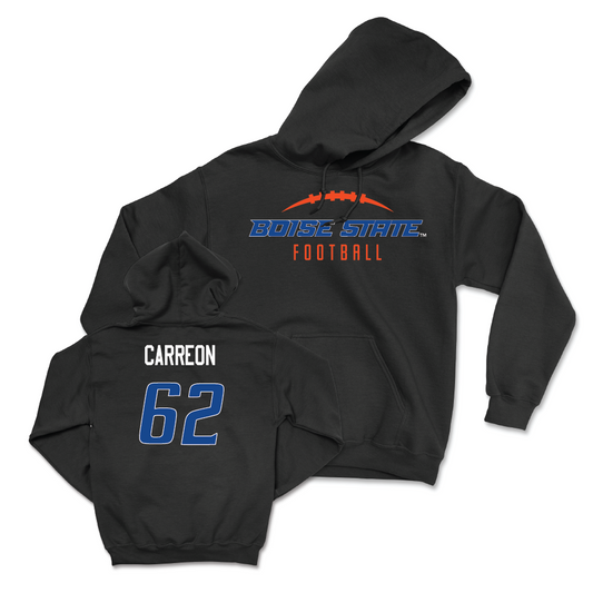 Boise State Football Black Gridiron Hoodie - Rogelio Carreon Youth Small