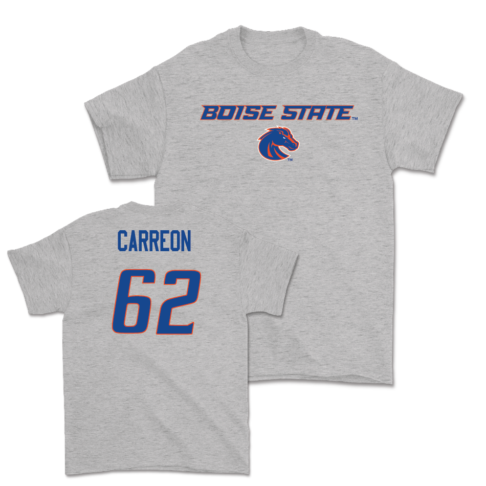 Boise State Football Sport Grey Classic Tee - Rogelio Carreon Youth Small