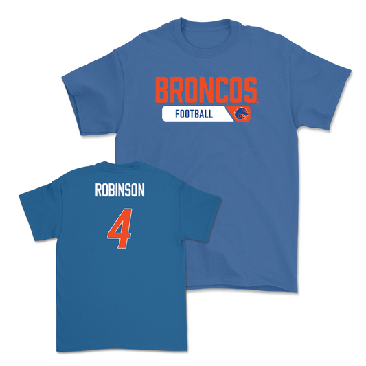 Boise State Football Blue Sideline Tee - Rodney Robinson Youth Small