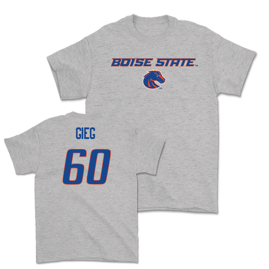 Boise State Football Sport Grey Classic Tee - Spencer Gieg Youth Small