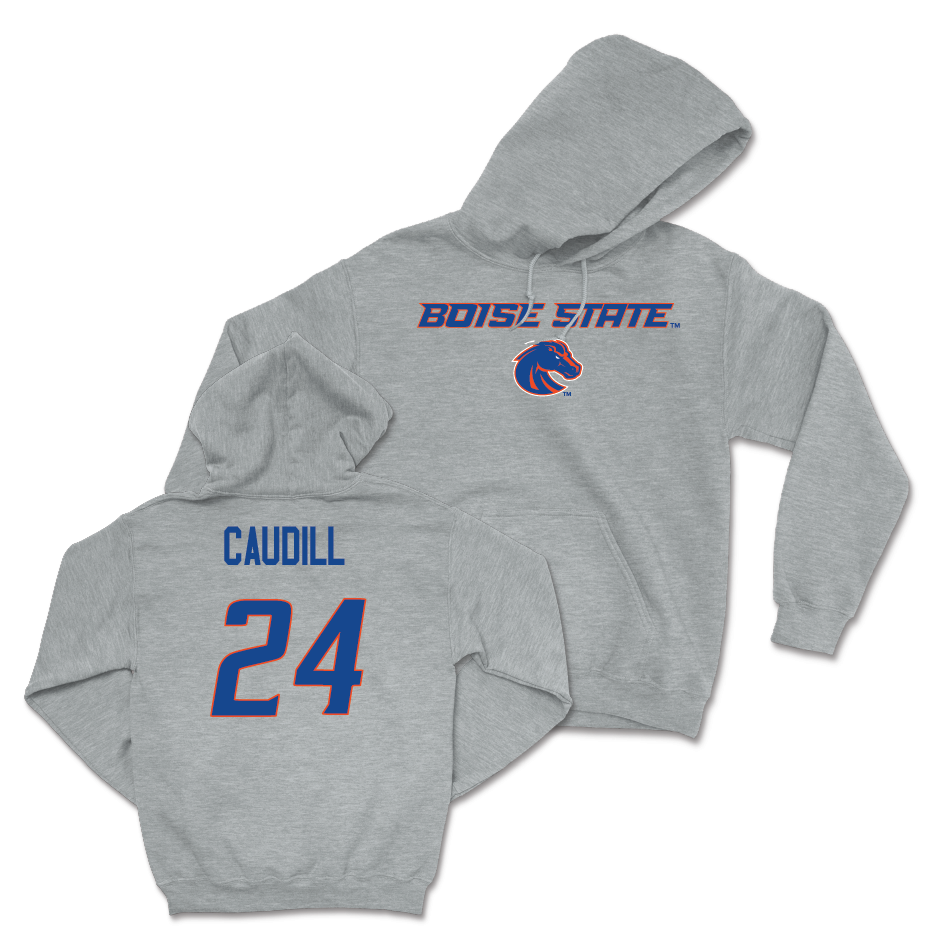 Boise State Softball Sport Grey Classic Hoodie - Taylor Caudill Youth Small