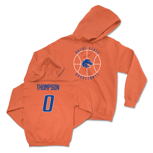 Boise State Women's Basketball Orange Hardwood Hoodie - Tatum Thompson Youth Small