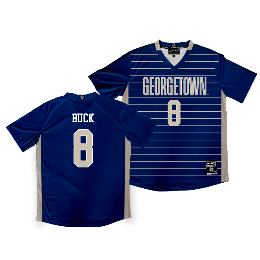 Georgetown Men's Soccer Navy Jersey - Joe Buck