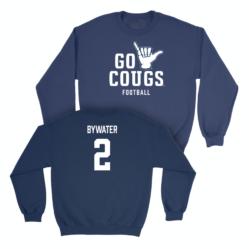 BYU Football Navy Cougs Crew - Ben Bywater Small