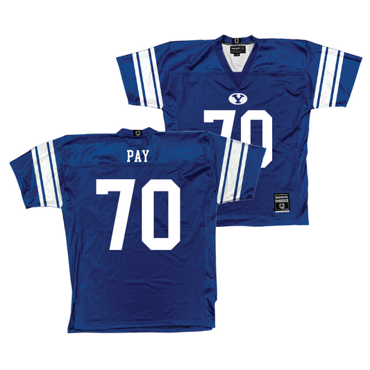 BYU Football Royal Jersey - Connor Pay Small