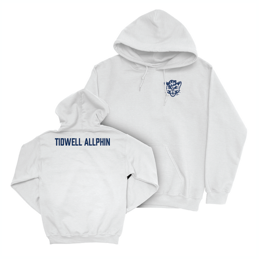 BYU Women's Track & Field White Logo Hoodie - Cierra Tidwell Allphin Small