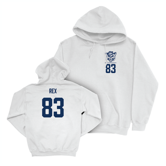 BYU Football White Logo Hoodie - Isaac Rex Small