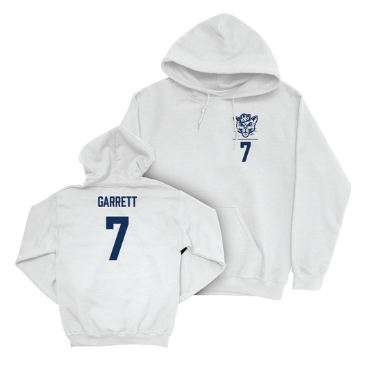 BYU Football White Logo Hoodie - Kamden Garrett Small