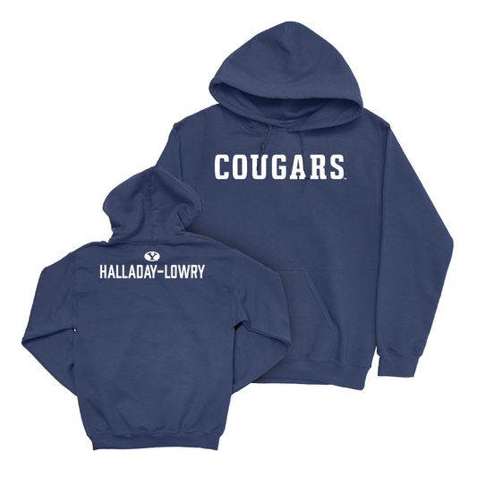 BYU Women's Track & Field Navy Cougars Hoodie - Lexy Halladay-Lowry Small