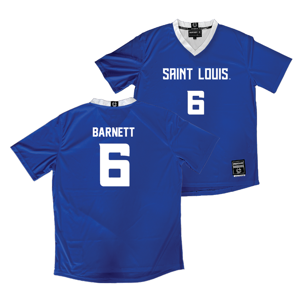 Saint Louis Men's Soccer Royal Jersey - Draven Barnett