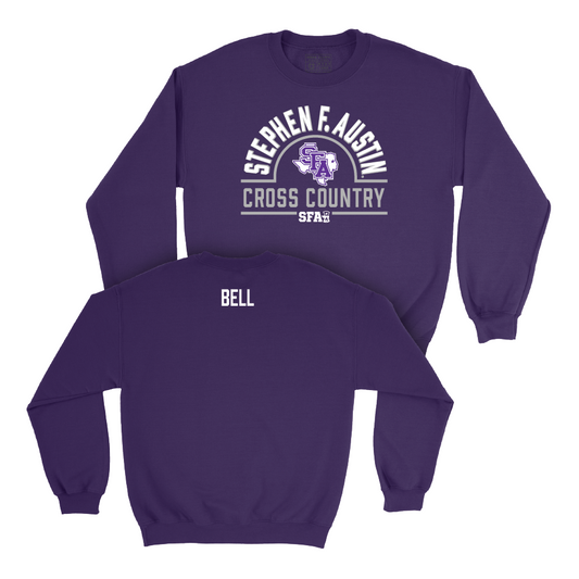 SFA Men's Cross Country Purple Arch Crew  - Kentrell Bell