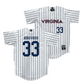 Virginia Baseball White Jersey  - Freddy Beruvides