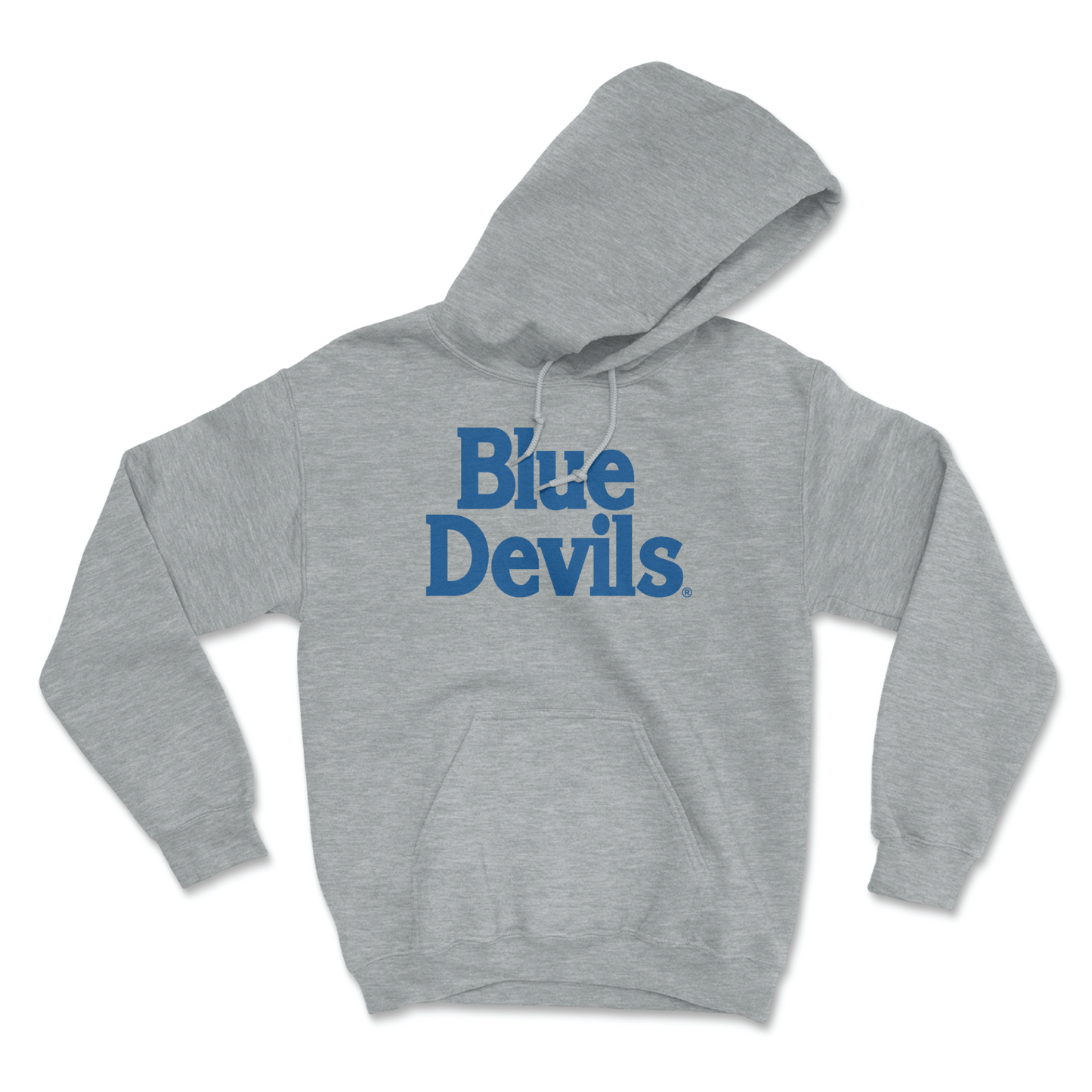 Sport Grey Track & Field Blue Devils Hoodie