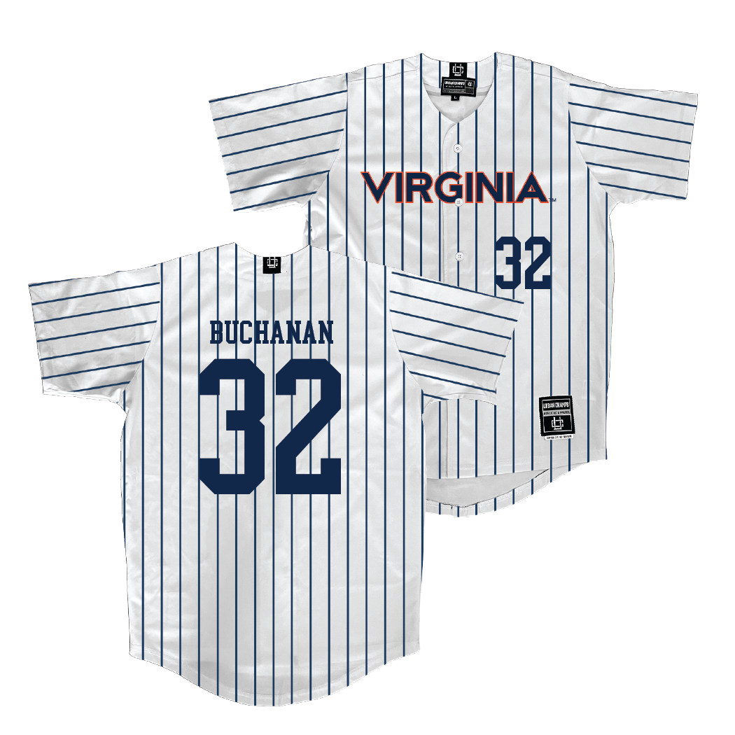 Virginia Baseball White Jersey  - Walker Buchanan