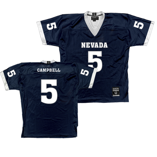 Nevada Navy Football Jersey - Dalevon Campbell | #5