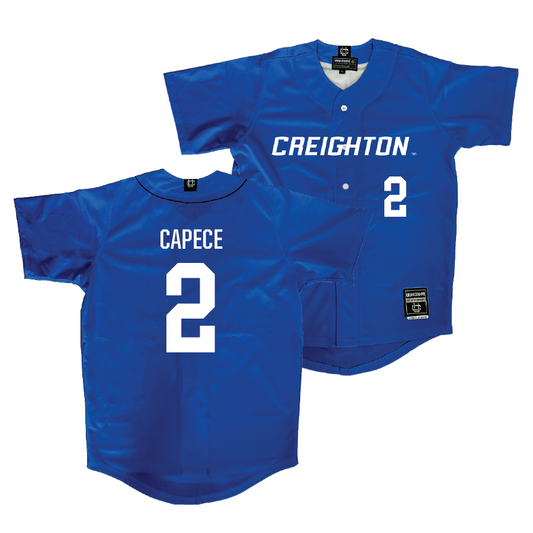 Creighton Baseball Blue Jersey  - Connor Capece