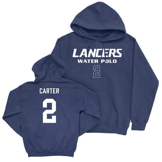 Women's Water Polo Navy Staple Hoodie - Cayleigh Carter Youth Small