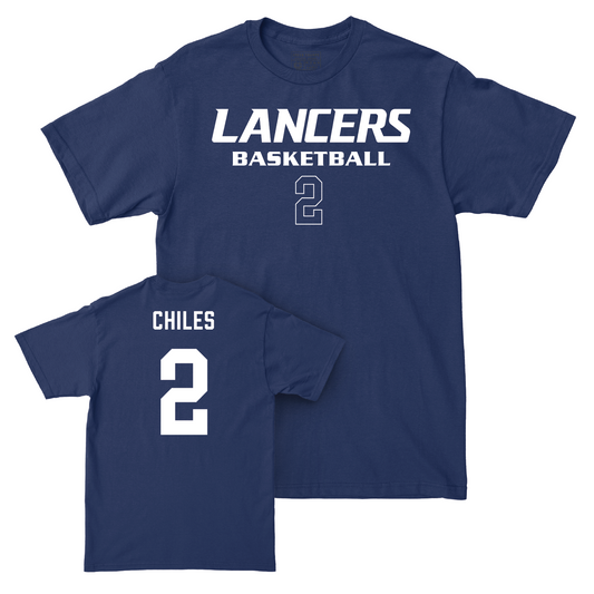 Men's Basketball Navy Staple Tee - Chris Chiles Youth Small