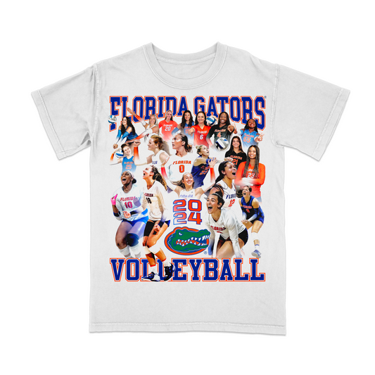 EXCLUSIVE RELEASE: 2024 Florida Volleyball White Team Tee