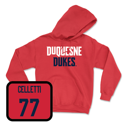 Duquesne Football Red Dukes Hoodie - Anthony Celletti