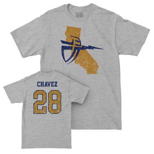 CBU Baseball Sport Grey State Tee   - Matt Chavez